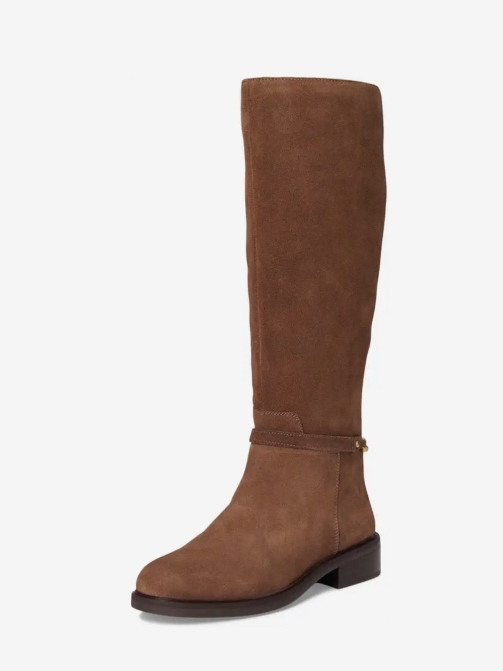Vince Camuto Adria Ankle Link Knee High Toasted Taupe Riding Boots New! - Picture 3 of 12